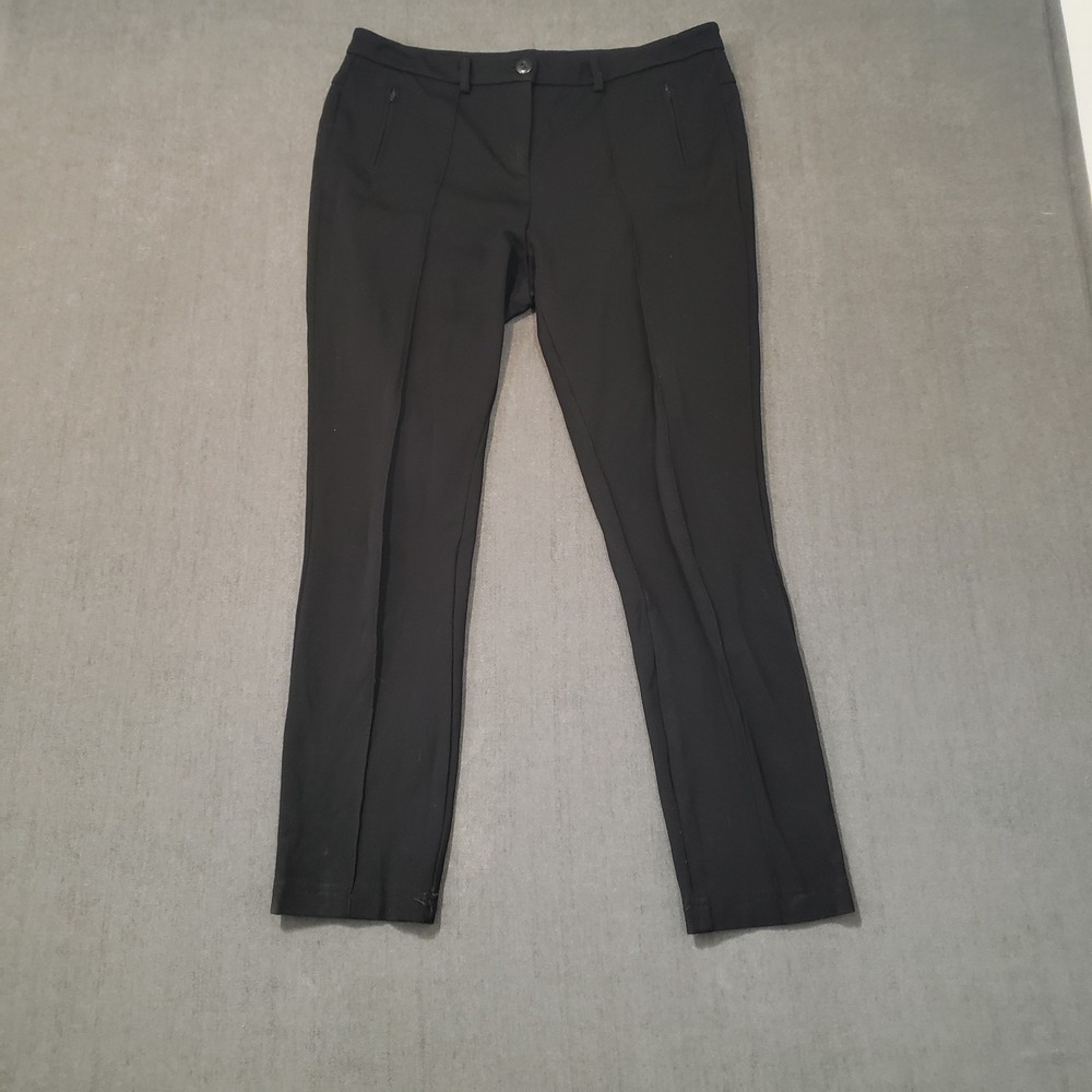 Peace Of Cloth Pants Womens Size 10 Black‎ Viscose Blend